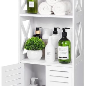 Bathroom Floor Storage Cabinet